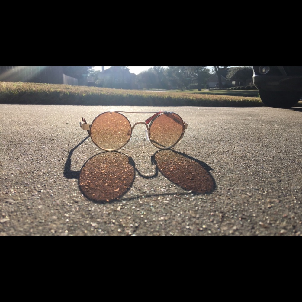FASHION TINTED CIRCLE GLASSES